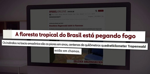A região que concentra a maior floresta tropical do mundo está passando por uma crise decorrente das diversas queimadas que estão destruindo a mata (Foto: Reprodução)