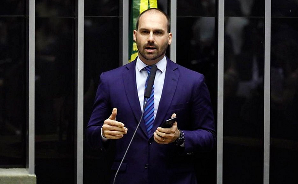 Deputado Eduardo Bolsonaro (PSL-SP) (Foto: Reprodução)