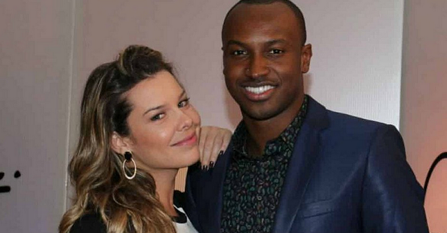 Cantor Thiaguinho e a atriz e apresentadora Fernanda Souza (Foto: Reprodução)