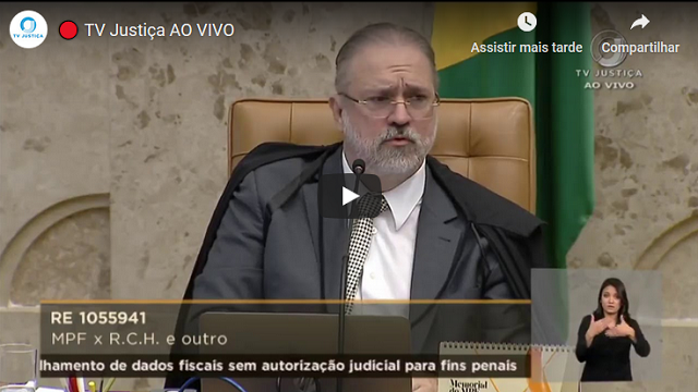 Plenário do Supremo Tribunal Federal (STF) (Foto: Print | Vídeo)