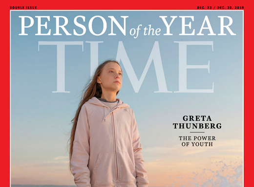 Ativista sueca Greta Thunberg, de 16 anos (Foto: Reprodução)