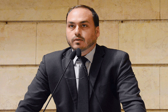 Filho do presidente compartilhou discurso de 20 minutos de apoiador da família Bolsonaro (Foto: Agência Brasil)