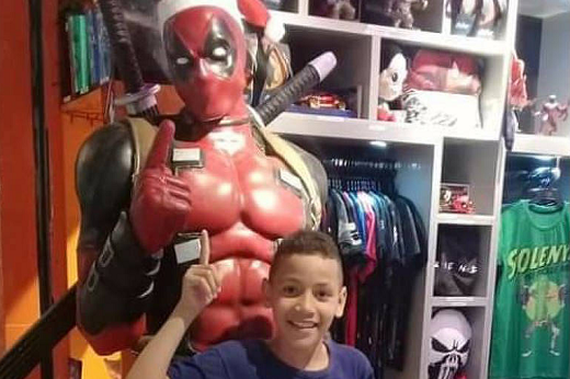 Luiz Fernando Teixeira de Santana, de 10 anos (Foto: Reprodução)