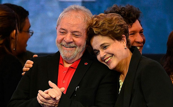 Ex-presidentes Luiz Inácio Lula da Silva e Dilma Rousseff (Foto: Reprodução)