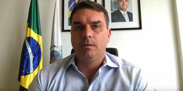 Senador Flávio Bolsonaro (Foto: Reprodução)