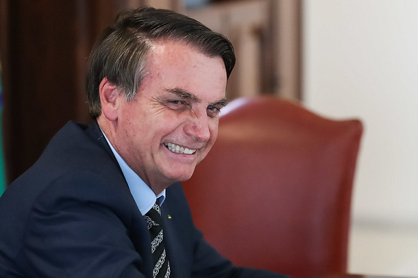Bolsonaro e o incêndio na floresta amazônica (Foto: Reprodução)