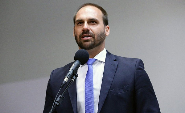 Deputado Eduardo Bolsonaro (PSL-SP) (Foto: Reprodução)