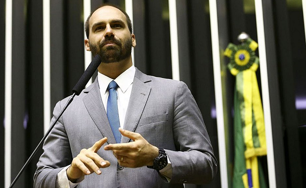 Deputado Eduardo Bolsonaro (PSL-SP) (Foto: Reprodução)