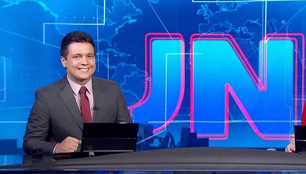 Jornalista piauiense Marcelo Magno, apresentador no rodízio do Jornal Nacional (Foto: Reprodução)