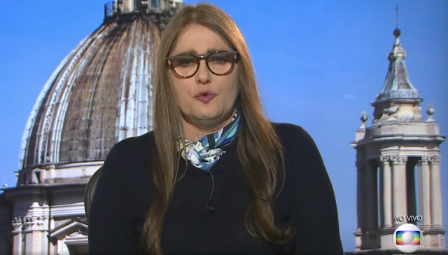 Jornalista Ilze Scamparani, correspondente da TV Globo na Itália (Foto: Reprodução)