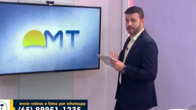 Jornalista Douglas Belan (Foto: Reprodução)