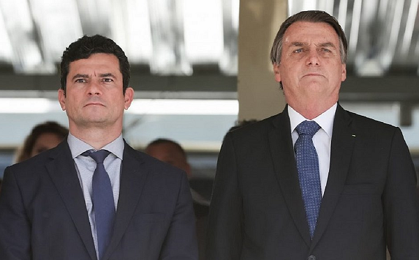 Estopim que resultou no pedido de demissão Sergio Moro no Ministério da Justiça e Segurança Pública foi a exoneração do delegado-geral da Polícia Federal Maurício Valeixo (Foto: Agência Brasil)