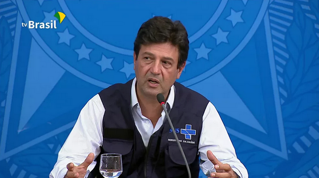 Ministro da Saúde, Luiz Henrique Mandetta (Foto: Reprodução)