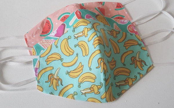 As máscaras tiveram seu uso estendido para a população em geral, depois de uma declaração do ministro da saúde, Luiz Henrique Mandetta (Foto: Divulgação | Acessórios Dona Flor)