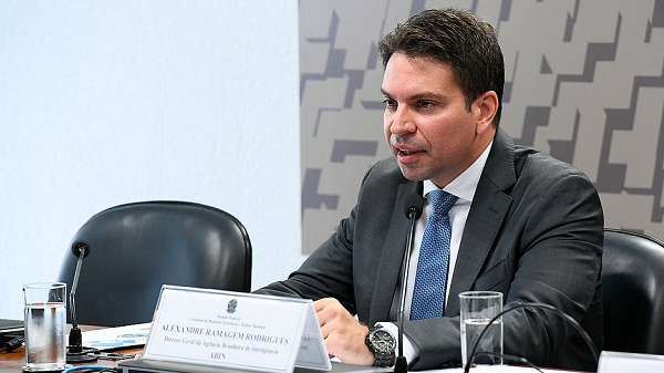 Delegado Alexandre Ramagem Rodrigues, de 47 anos, escolhido para dirigir a Polícia Federal (Foto: Marcos Oliveira | Agência Senado)
