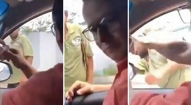 Empresário Adonias Correia Santana agrediu um morador de rua ao fingir interesse em ajudá-lo (Foto: Reprodução)