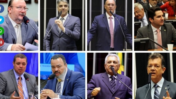 Oito deputados federais de Sergipe gastaram R$ 1.037.784,83 em Cota para o Exercício da Atividade Parlamentar (Foto: Reprodução)