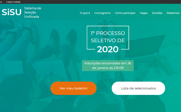 O MEC disse ainda que o edital com o novo prazo será publicado nos próximos dias no Diário Oficial da União (Foto: Reprodução)