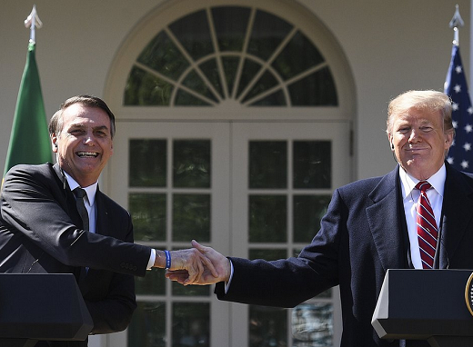 Trump citou o Brasil como um exemplo a não ser seguido nas escolhas feitas nesse período (Foto: Reprodução)