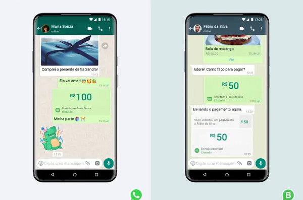 Serviço é gratuito para pessoas físicas, mas há taxa para empreendedores (Foto: WhatsApp | Divulgação)