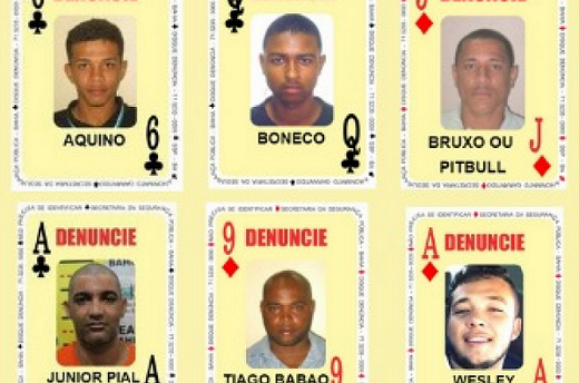 Seis novos integrantes procurados por supostos crimes de homicídio e tráfico de drogas (Foto: Reprodução)