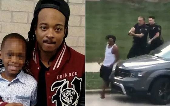 Tiros contra um homem negro, fez eclodir uma onda de protestos na cidade de Kenosha, no estado de Wisconsin, nos Estados Unidos (Foto: Reprodução)