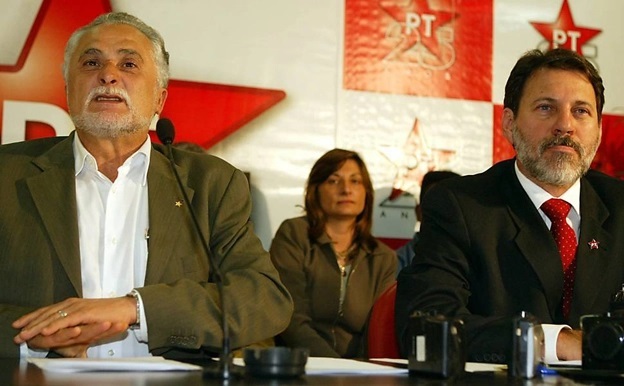 José Genoíno e Delúbio Soares - Reprodução