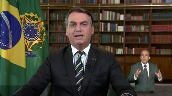 Pronunciamento do presidente Jair Bolsonaro no 7 de setembro (Foto: Reprodução)