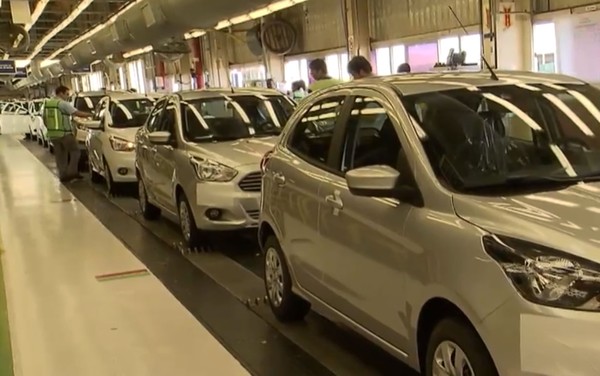 Ford iniciará Programa de Demissão Voluntária na fábrica de Camaçari — Foto: Reprodução/TV Bahia