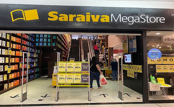Todas quatro Mega Stores da Livraria Saraiva na capital baiana deixam de funcionar Após 13 anos de operação (Foto: Reprodução)