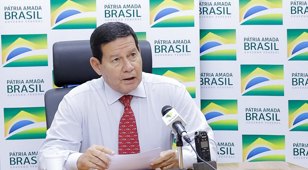 Vice-presidente Hamilton Mourão (Foto: Reprodução)