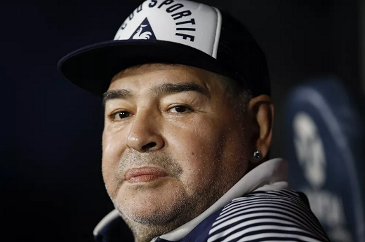 Diego Maradona, em foto de março de 2020 (Foto: Natacha Pisarenko | AP | Arquivo)