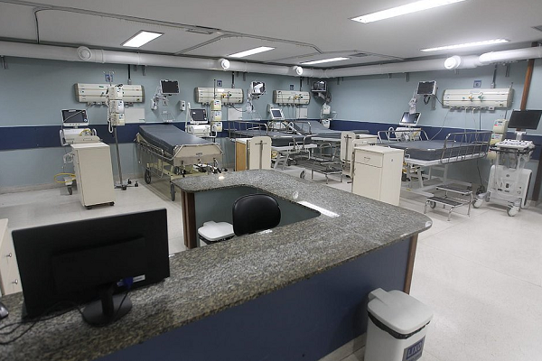 Dos 170 leitos de UTI Covid-19 programados, 50 já foram abertos (Foto: Reprodução)