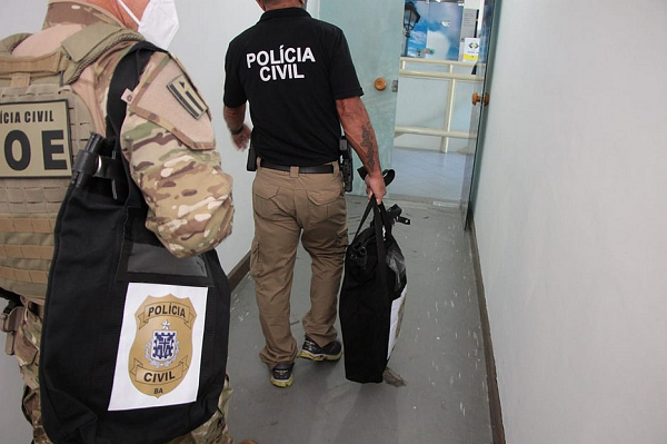 Operação Mão Dupla, deflagrada pela Polícia Civil da Bahia (Foto: Divulgação)