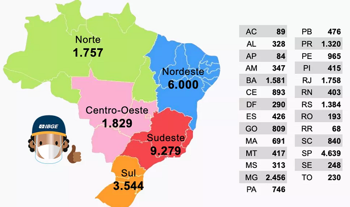 Vagas para agente censitário (Foto: Reprodução | IBGE)