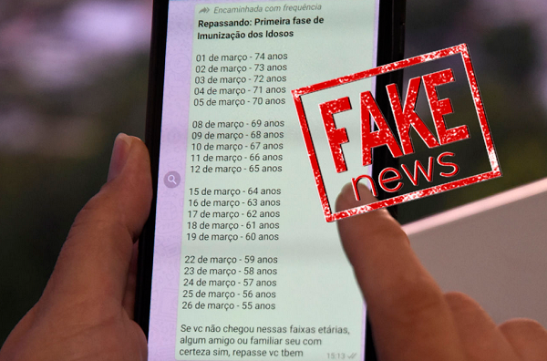 Calendário falso que está sendo divulgado nas redes sociais (Foto: Reprodução)