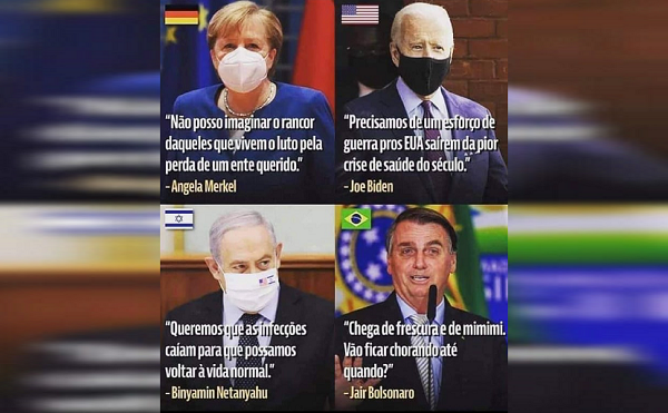 O novo coronavírus já matou quase 260 mil brasileiros, e a mortes estão em alta, batendo recordes nos últimos dias (Foto: Reprodução)