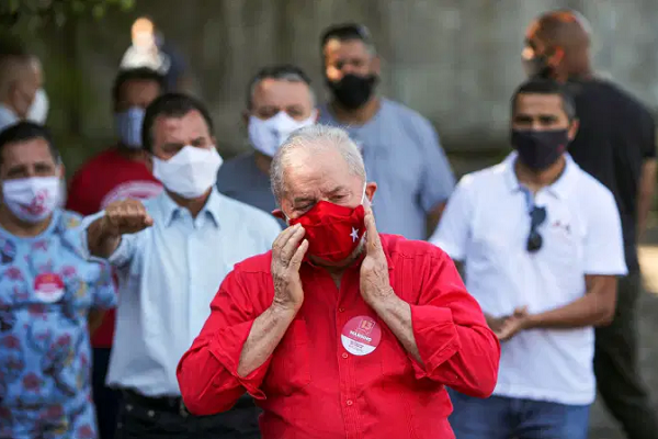 Lula: está empatado no STF julgamento sobre suspeição de Moro, que impactaria sentença do ex-presidente (Foto: Amanda Perobelli | Reuters)