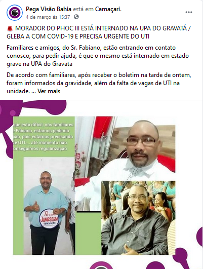 (Foto: Print | Rede Social)