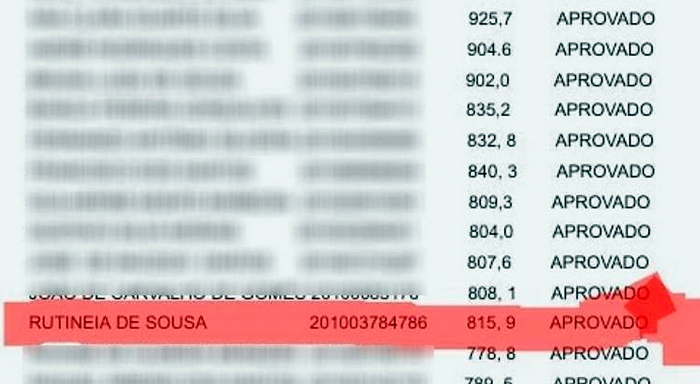 Montagem feita por amigo da jovem (Foto: Reprodução | UOL)