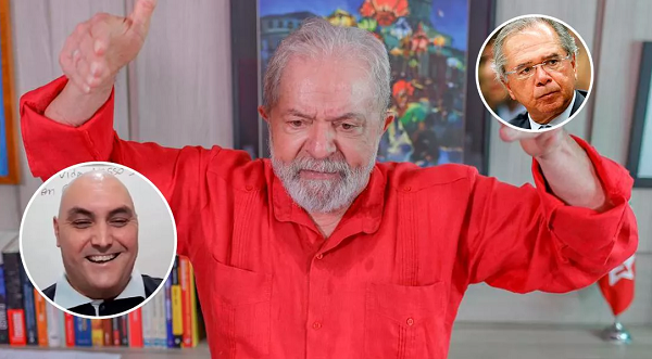 André Senna, Lula e Paulo Guedes (Foto: Reprodução | Divulgação)