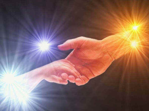 Jesus disse: 'Se Deus fosse, de fato, vosso pai, certamente, me havíeis de amar; porque eu vim de Deus e aqui estou; pois não vim de mim mesmo, mas ele me enviou' (João 8:42) Ilutração Gogle