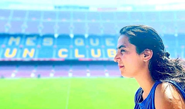 Khalida Popal foi capitão da seleção afegã de futebol feminino (Foto: Reprodução/Twitter)