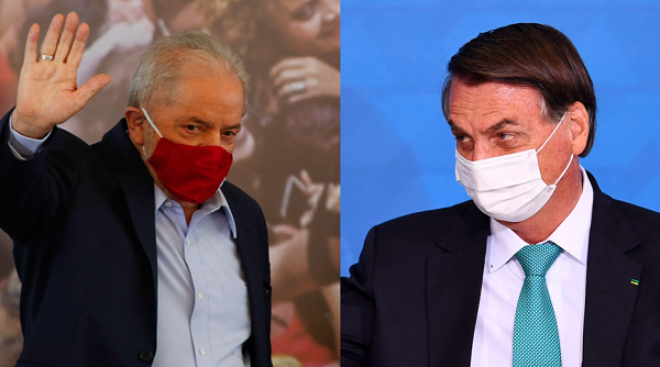 Pesquisa mostrou quatro cenários na versão estimulada, em que os nomes são apresentados às pessoas. Em todos, Lula aparece à frente (Foto: Reprodução)