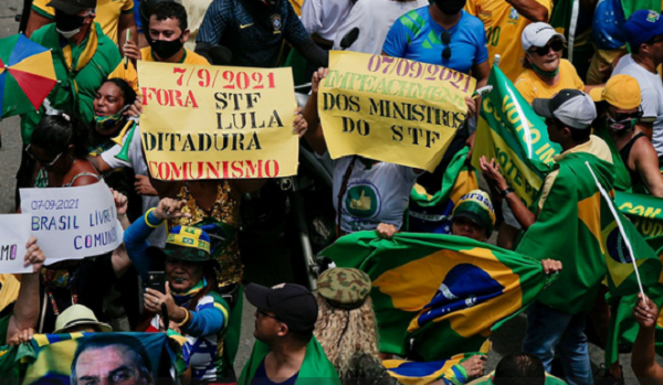 Os ministros do Supremo são os principais alvos dos bolsonaristas (Foto: Reprodução)