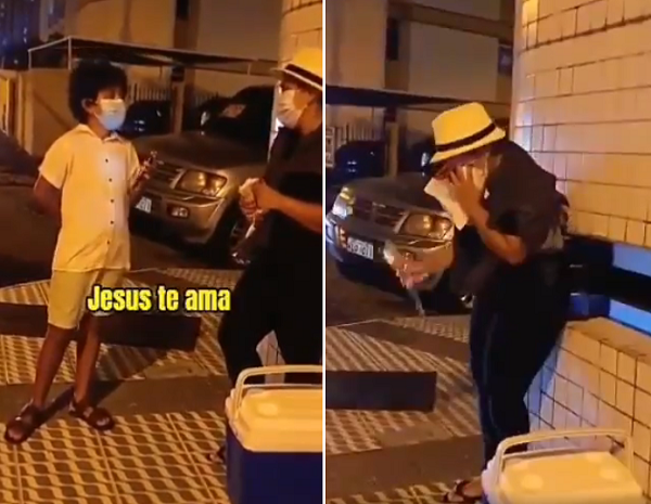 Menino viralizou na internet de uma forma inusitada (Foto: Print/Vídeo)