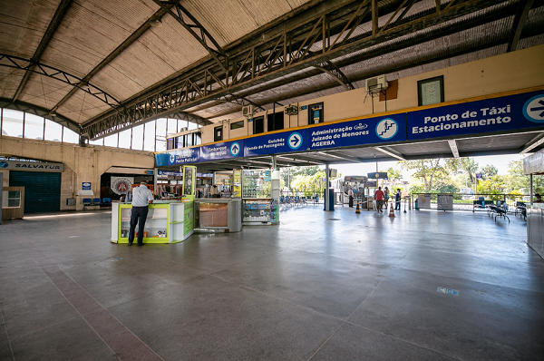 Terminal rodoviário de Camaçari (Foto: Reprodução)