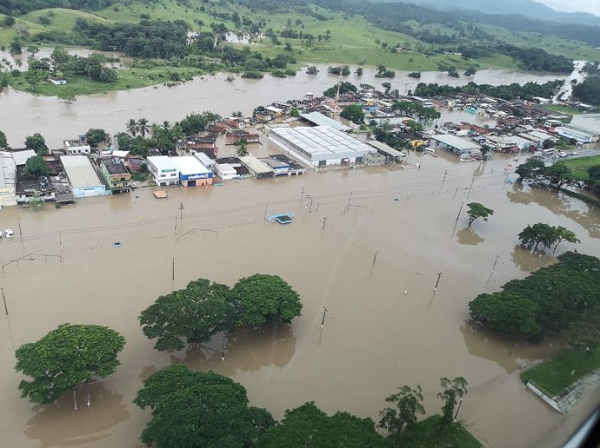 Enchentes afetam mais de 72 cidades no sul do estado (Foto: Reprodução)