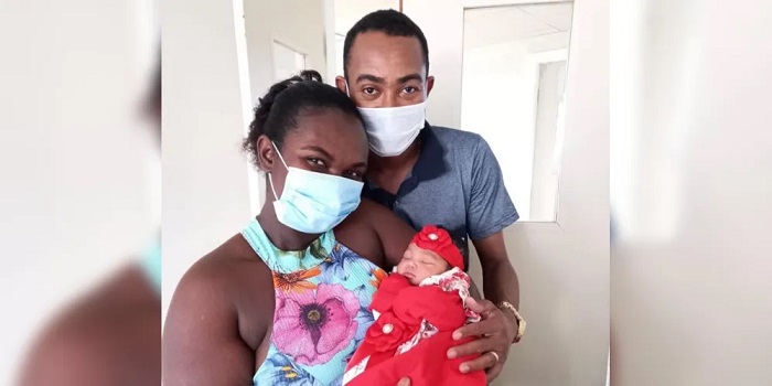 Maria Julia (foto) nasceu exatamente à meia noite, em maternidade na Caixa D'agua - Foto: Divulgação | Sesab