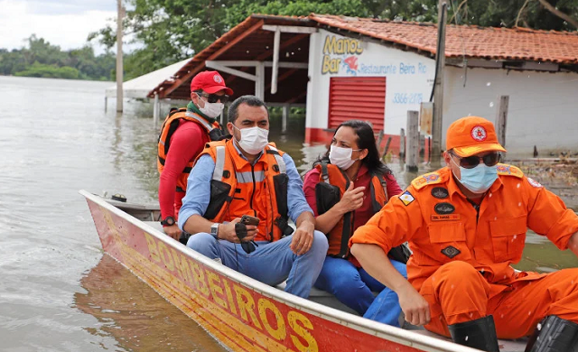 São 36 municípios impactados por enchentes, inundações e alagamentos no Tocantins (Foto: Reprodução)